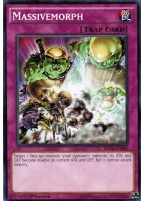 Massivemorph — Raging Tempest (RATE-080) Yu-Gi-Oh! card Main image