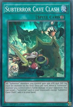 Subterror Cave Clash - Raging Tempest (Super Rare) [RATE-085] Hover Image