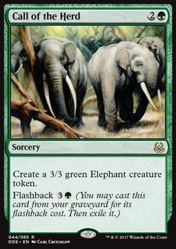 Call of the Herd - Duel Decks: Mind vs. Might (Rare) [DDS-44]