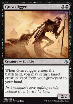 Gravedigger - Amonkhet (Uncommon) [AKH-93] Immagine principale del prodotto