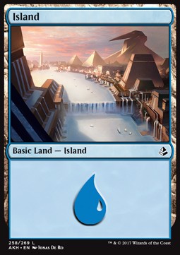 Island (V.2) - Amonkhet (Land) [AKH-258] Main image