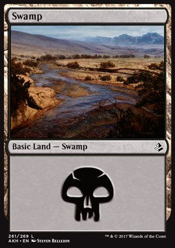 Swamp (V.2) - Amonkhet (Land) [AKH-261]