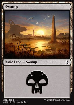 Swamp (V.3) - Amonkhet (Land) [AKH-262]