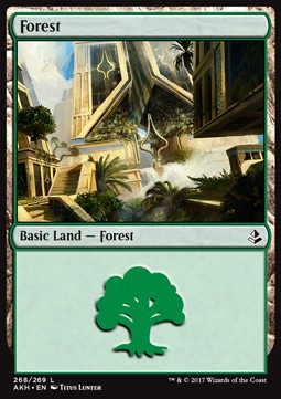 Forest (V.3) - Amonkhet (Land) [AKH-268] Main image