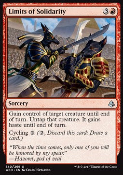 Limits of Solidarity - Amonkhet (Uncommon) [AKH-140] Imagen principal del producto
