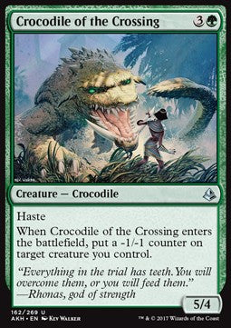 Crocodile of the Crossing - Amonkhet (Uncommon) [AKH-162] Main image