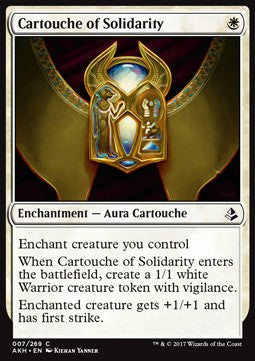 Cartouche of Solidarity - Amonkhet (Common) [AKH-7] Imagen principal del producto