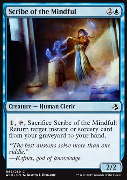 Scribe of the Mindful - Amonkhet (Common) [AKH-68] Imagen principal del producto