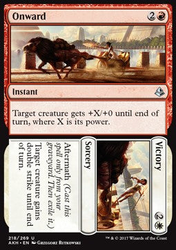 Onward // Victory - Amonkhet (Uncommon) [AKH-218] Immagine principale del prodotto
