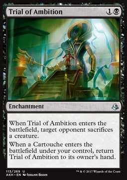 Trial of Ambition - Amonkhet (Uncommon) [AKH-113] Immagine principale del prodotto