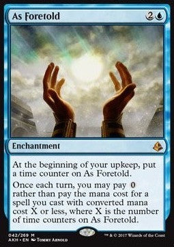 As Foretold - Amonkhet (Mythic) [AKH-42] Hover Image