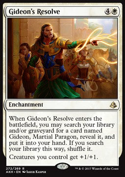 Gideon's Resolve - Amonkhet (Rare) [AKH-272] Main image