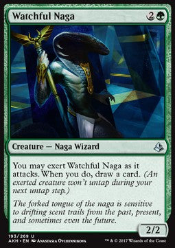 Watchful Naga - Amonkhet (Uncommon) [AKH-193] Hover Image