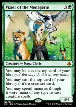 Vizier of the Menagerie - Amonkhet (Mythic) [AKH-192] Main image