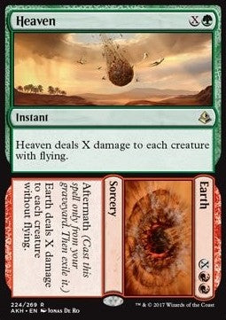 Heaven // Earth - Amonkhet (Rare) [AKH-224] Main image
