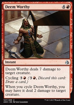 Deem Worthy - Amonkhet (Uncommon) [AKH-127] Main image