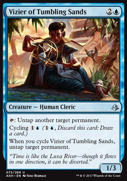 Vizier of Tumbling Sands - Amonkhet (Uncommon) [AKH-75] Main image