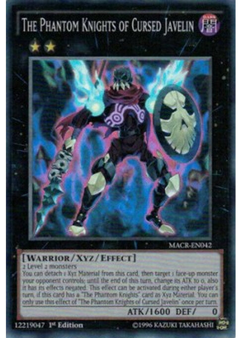 The Phantom Knights of Cursed Javelin — Maximum Crisis (MACR-042) Yu-Gi-Oh! card Main image