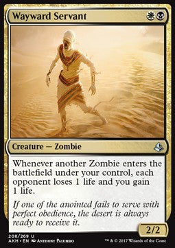 Wayward Servant - Amonkhet (Uncommon) [AKH-208] Hover Image