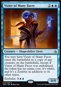 Vizier of Many Faces - Amonkhet (Rare) [AKH-74] Main image