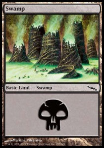 Swamp (V.3) - Mirrodin (Land) [MRD-297] Hoofdafbeelding