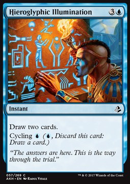 Hieroglyphic Illumination - Amonkhet (Common) [AKH-57] Main image