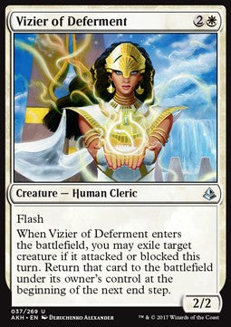 Vizier of Deferment - Amonkhet (Uncommon) [AKH-37] Main image