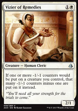 Vizier of Remedies - Amonkhet (Uncommon) [AKH-38] Main image
