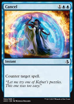 Cancel - Amonkhet (Common) [AKH-44] Hover Image