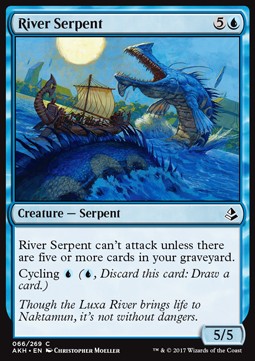 River Serpent - Amonkhet (Common) [AKH-66] Hover Image