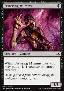 Festering Mummy - Amonkhet (Common) [AKH-91] Immagine principale del prodotto
