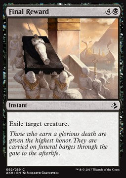 Final Reward - Amonkhet (Common) [AKH-92] Hover Image