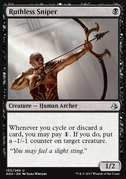 Ruthless Sniper - Amonkhet (Uncommon) [AKH-105] Immagine principale del prodotto