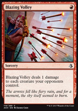 Blazing Volley - Amonkhet (Common) [AKH-119] Main image