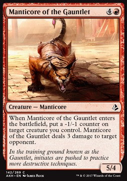 Manticore of the Gauntlet - Amonkhet (Common) [AKH-142] Hover Image