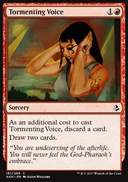 Tormenting Voice - Amonkhet (Common) [AKH-151] Immagine principale del prodotto