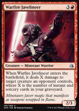 Warfire Javelineer - Amonkhet (Uncommon) [AKH-155] Main image