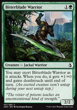 Bitterblade Warrior - Amonkhet (Common) [AKH-157] Hover Image