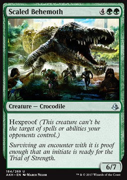 Scaled Behemoth - Amonkhet (Uncommon) [AKH-184] Immagine principale del prodotto
