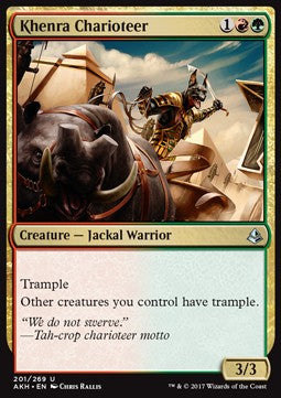 Khenra Charioteer - Amonkhet (Uncommon) [AKH-201] Immagine principale del prodotto