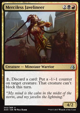 Merciless Javelineer - Amonkhet (Uncommon) [AKH-202] Hover Image