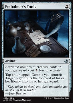 Embalmer's Tools - Amonkhet (Uncommon) [AKH-227] Immagine principale del prodotto
