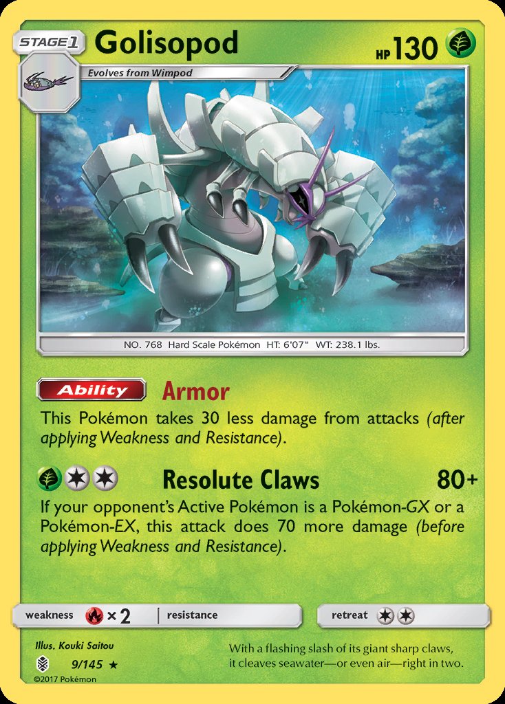 Golisopod - Guardians Rising (Holo Rare) [GRI-9] Imagen principal del producto