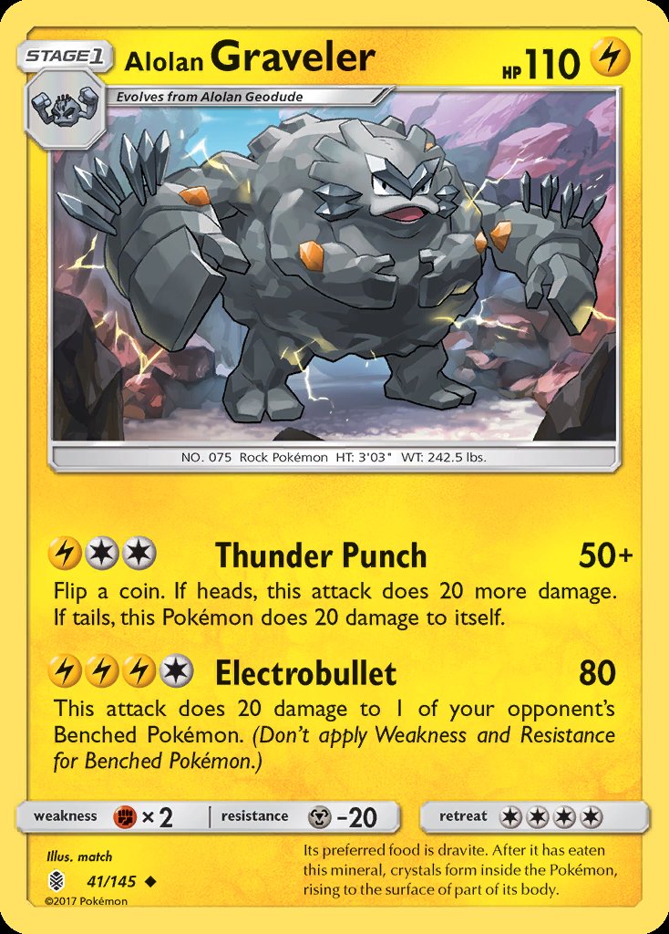 Alolan Graveler - Guardians Rising (Uncommon) [GRI-41] Imagen principal del producto