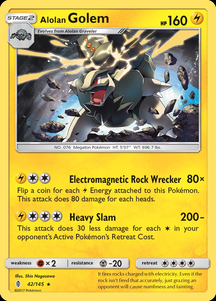 Alolan Golem - Guardians Rising (Holo Rare) [GRI-42] Imagen principal del producto