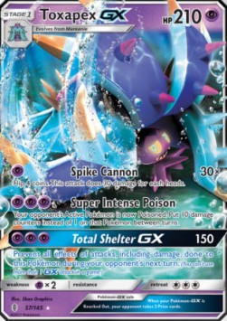 Toxapex GX - Guardians Rising (Ultra Rare) [GRI-57] Hover Image