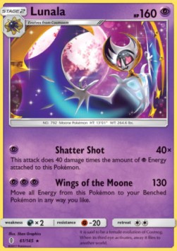Lunala - Guardians Rising (Rare) [GRI-61]