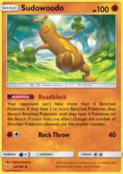 Sudowoodo - Guardians Rising (Uncommon) [GRI-66] Hover Image