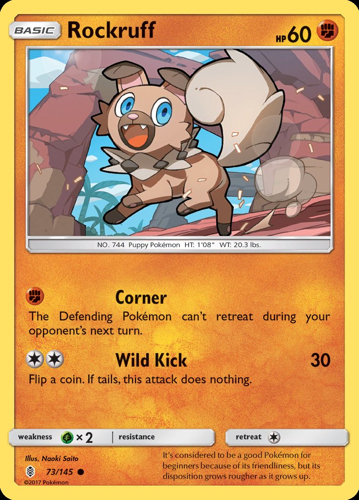 Rockruff - Guardians Rising (Common) [GRI-73] Image principale du produit