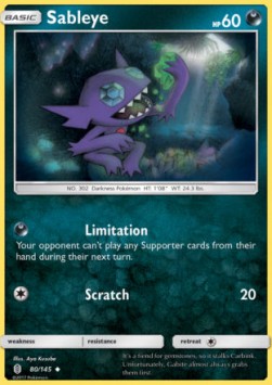 Sableye - Guardians Rising (Uncommon) [GRI-80] Hover Image